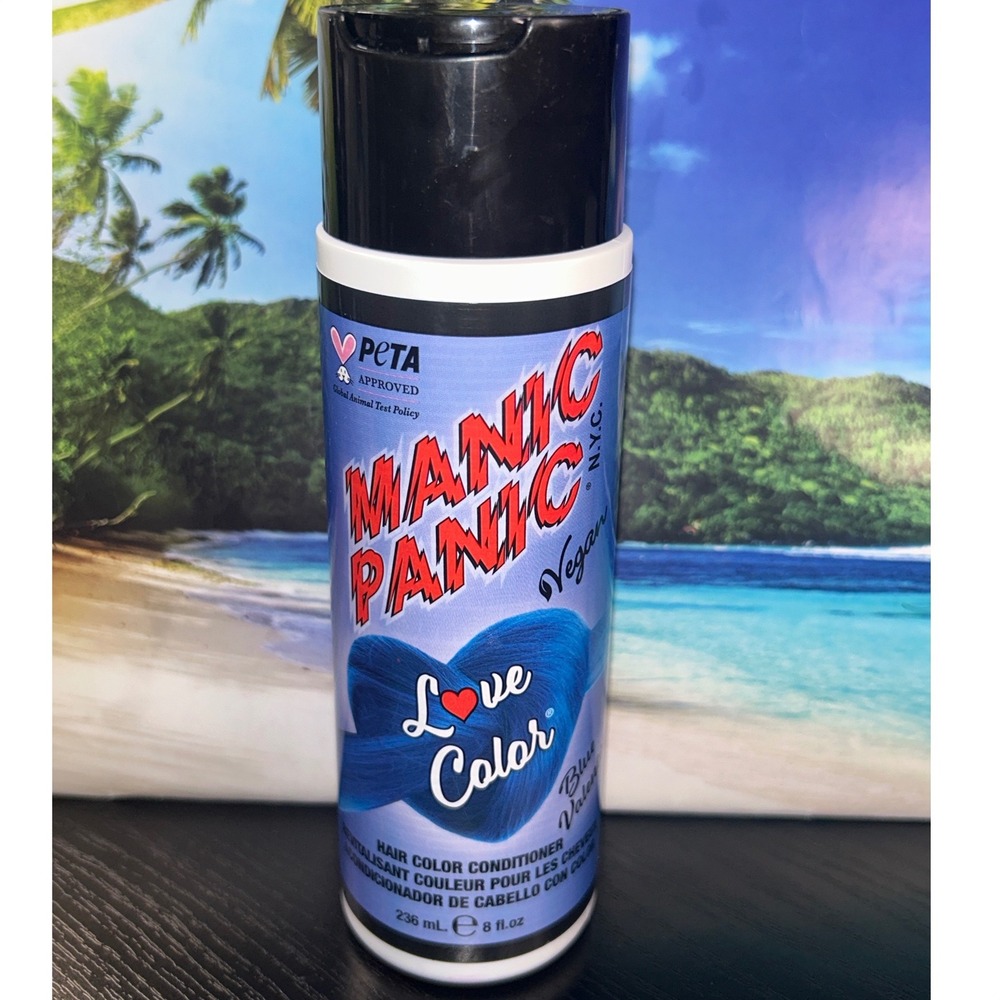 Manic Panic Love Color Blue Valentine Hair Color Conditioner 8oz Vegan New